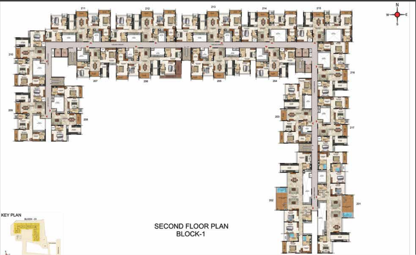 2 BHK Floor Plan